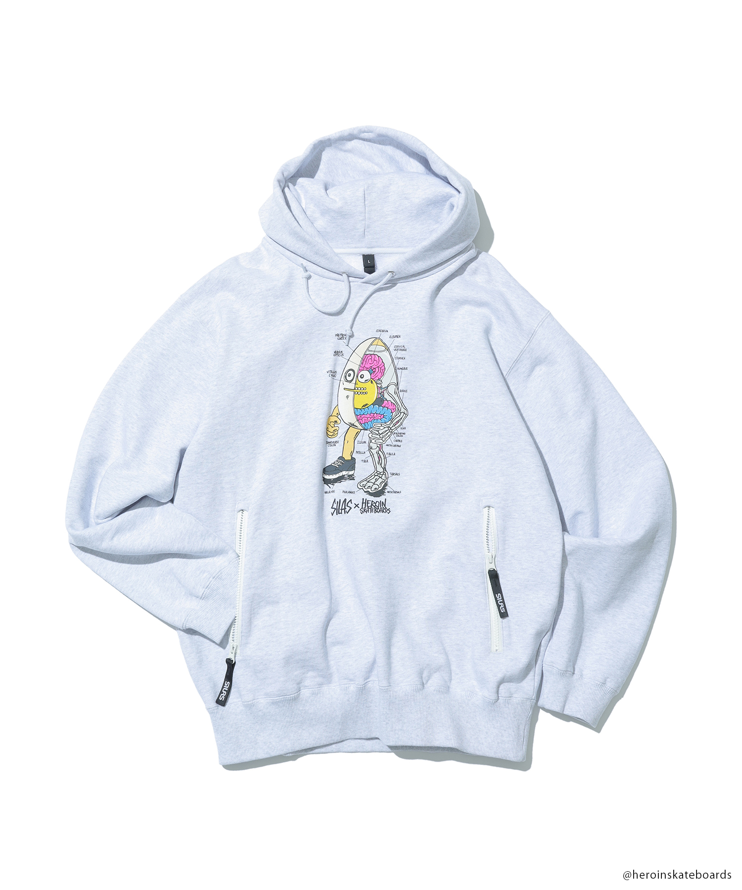 SILAS×HEROIN HOODIE