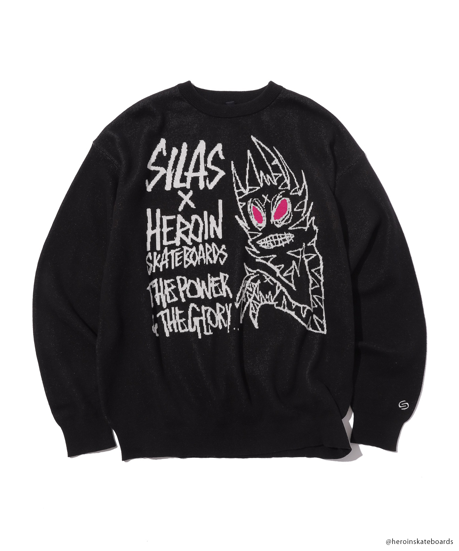 SILAS×HEROIN JACQUARD SWEATER